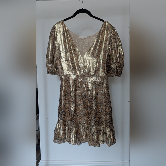 Love Shack Fancy Elegant Gold Dress - Picture 1 of 3